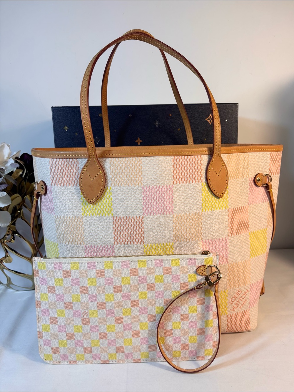 Louis Vuitton Damierlicious Neverfull Mm